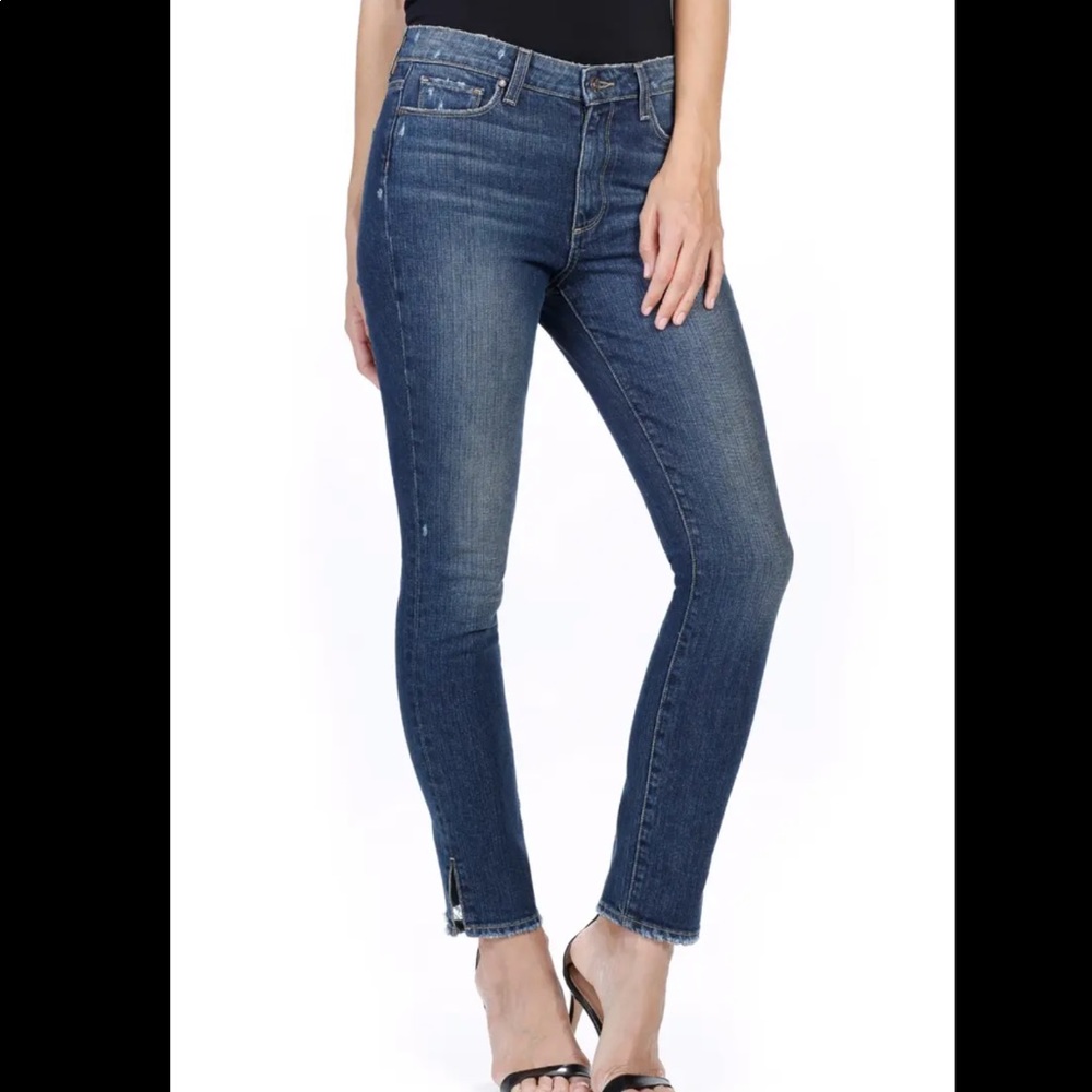 Paige Hoxton High Waist Ankle Peg Jeans Size 25